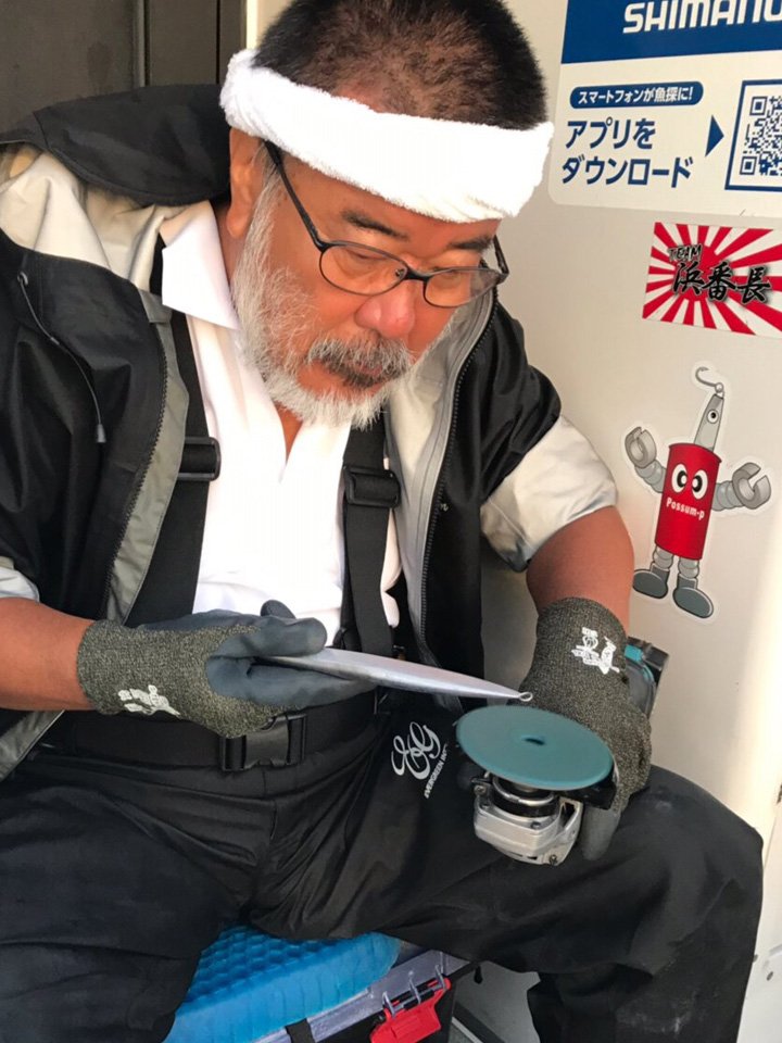 Sレジェンド研磨作業